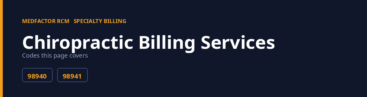 Chiropractic Billing Services 1 chiropractic billing