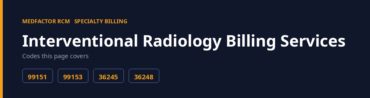 Interventional Radiology Billing Services 1 interventional radiology billing